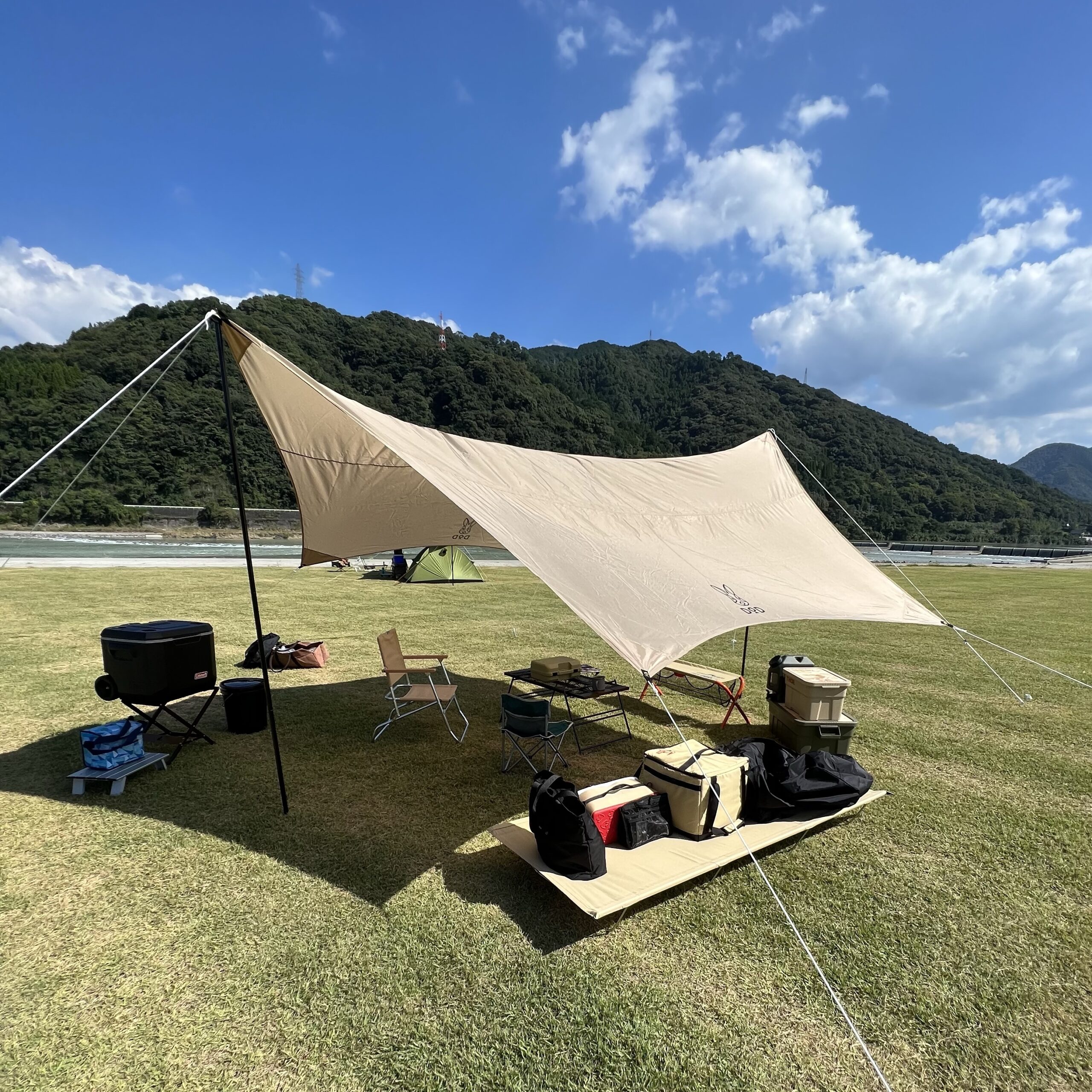 初めてのDayキャンプへ行ってきました?遥拝八の字広場。